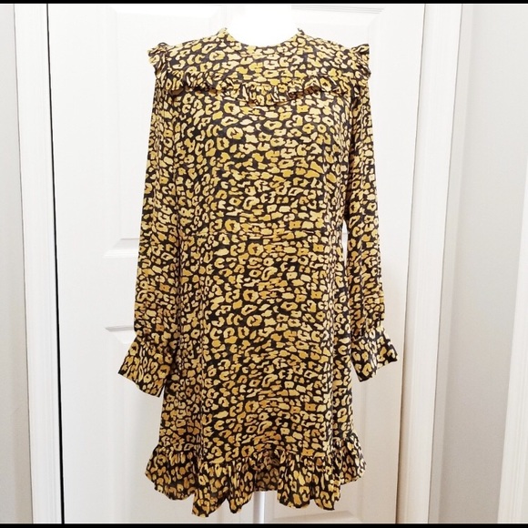 Who What Wear leopard print dress - Picture 2 of 3